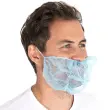 Couvre-barbe en PP non tiss&eacute;, taille unique, bleu - Hygostar photo du produit