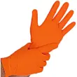 Gants en nitrile DIAMOND GRIP, L, orange - Hygostar photo du produit