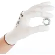 Gants de travail Ultra Flex Finger, S, blanc - Hygostar photo du produit