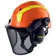 Casque de s&eacute;curit&eacute; pheos forestry, orange - Uvex photo du produit