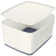 Boîte de rangement My Box, 18 litres, blanc / gris - Leitz photo du produit