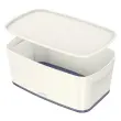 Boîte de rangement My Box, 5 litres, blanc / bleu - Leitz photo du produit