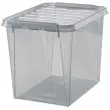 Boîte de rangement COLOUR - 46 L - Gris - Smartstore photo du produit