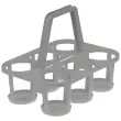 Porte-bouteilles 'paco', 6 compartiments, graphite - Keeeper photo du produit