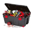 Boîte de rangement TRAFIC, 200 litres, noir/rouge - Eda Fontaine photo du produit
