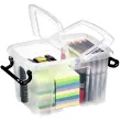 Boîte de rangement strata, 24 litres, transparent - Cep photo du produit