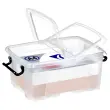 Boîte de rangement strata, 24 litres, transparent - Cep photo du produit