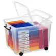 Boîte de rangement strata, 24 litres, transparent - Cep photo du produit