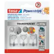 Crochet Powerstrips WIRED HOOK SMALL, transparent - Tesa photo du produit