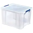 Boîte de rangement ProStore, 36 litres, transparent - Fellowes photo du produit