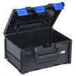 Boîte de rangement EuroPlus MetaBox 145, noir/bleu - Allit photo du produit