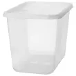 Bo&icirc;te de rangement BASIC M - 25 L - Transparent - Smartstore photo du produit