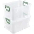 Bo&icirc;te de rangement 'luis', 45 L, gris translucide - Keeeper photo du produit
