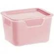 Bo&icirc;te de rangement Bella, 9,15 litres, rose clair - Cep photo du produit