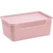 Bo&icirc;te de rangement Bella, 9,15 litres, rose clair - Cep photo du produit