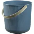 Seau de rangement AKITA, 10 litres, bleu / beige clair - Nhg photo du produit