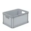 Caisse de rangement Robert - 20 L - Gris clair - Keeeper photo du produit