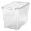 Boîte de rangement CLASSIC 66 L - clips blancs - Smartstore photo du produit