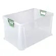 Boîte de rangement Luis - 64 L - Gris translucide - Keeeper photo du produit