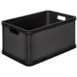 Caisse de rangement Robert - 45 L - Graphite - Keeeper photo du produit