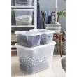 Boîte de rangement BASIC S - 11 L - Transparent - Smartstore photo du produit