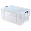 Boîte de rangement ProStore, 70 litres, transparent - Fellowes photo du produit