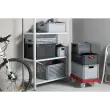 Caisse de rangement Robert - 20 L - Gris - Keeeper photo du produit