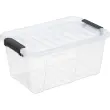 Bo&icirc;te de rangement HOME BOX, 8 L, transparent - Plast Team photo du produit