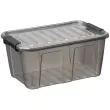 Bo&icirc;te de rangement HOME BOX, 8 L, transparent - Plast Team photo du produit