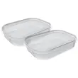 Set de 2 bo&icirc;tes de cong&eacute;lation Helsinki, 0,7 L - Plast Team photo du produit