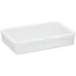 Boîte de conservation Airtight, 1,3 litre, blanc - Plast Team photo du produit