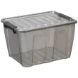 Boîte de rangement HOME BOX, 15 L, gris - Plast Team photo du produit