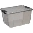 Boîte de rangement HOME BOX, 30 L, gris - Plast Team photo du produit