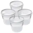 Set de 4 boîtes de congélation Helsinki, 0,3 L - Plast Team photo du produit