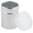 Saupoudreuse avec couvercle anti-poussière, argent - APS photo du produit