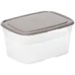 Boîte de conservation, 1 L, gris / transparent - Smartstore photo du produit