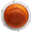 Volette à pâtisserie, diamètre 320 mm, gris - Metaltex photo du produit