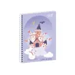Cahier de textes Spiralé Français Louise & Arthur Princesse Journalier - 15x21 cm - Papier Clairefontaine blanc - Fabrication française - Quo Vadis photo du produit