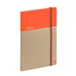 Agenda 2027 affaires recycl&eacute; - Semainier Planning multilingue - Orange - 12 mois de janvier &agrave; d&eacute;cembre - 10x15 cm - Papier Clairefontaine recycl&eacute; - Fabrication fran&ccedil;aise - Quo Vadis photo du produit