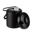 Seau à glaçons POLAR, acier inoxydable, 1,3 litre, noir - APS photo du produit