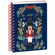 Carnet de No&euml;l spiral&eacute; Fran&ccedil;ais - Carnets th&eacute;matiques - Blanc - Perp&eacute;tuel - 15x21 cm - Papier Clairefontaine blanc - Fabrication fran&ccedil;aise - Quo Vadis photo du produit
