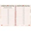 Carnet de No&euml;l spiral&eacute; Fran&ccedil;ais - Carnets th&eacute;matiques - Blanc - Perp&eacute;tuel - 15x21 cm - Papier Clairefontaine blanc - Fabrication fran&ccedil;aise - Quo Vadis photo du produit