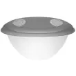 Saladier 'sandra', avec couvercle, 6 litres, gris - Keeeper photo du produit