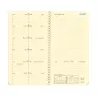 Agenda spiralé avec répertoire 2027 Italnote S Prestige - Semainier Horizontal Français - Marlow - Gris - 12 mois et 1/2 de mi-décembre à décembre - 8,8x17 cm - Quo Vadis photo du produit