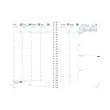 Agenda ann&eacute;e scolaire spiral&eacute; 2026-2027 Ministre S Septembre - Semainier Planning Fran&ccedil;ais - Egeo - 13 mois de ao&ucirc;t &agrave; ao&ucirc;t - Blanc - 16x24 cm - Quo Vadis photo du produit