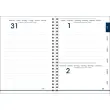 Agenda année scolaire spiralé 2026-2027 Eurotextagenda S - Journalier multilingue - Egeo liberty - 12 mois de août à juillet - 12x17 cm - Quo Vadis photo du produit