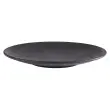 Assiette plate NERO, diamètre 420 mm, noir - APS photo du produit