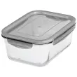 Boîte de conservation en verre, 0,25 litre, gris - Gastromax photo du produit