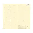 Agenda avec r&eacute;pertoire 2027 Italnote Prestige - Semainier Horizontal Fran&ccedil;ais - Marlow Gris - 14 mois de d&eacute;cembre &agrave; janvier - 8,8x17 cm - Quo Vadis photo du produit