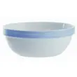 Assiette à dessert BRUSH, 195 mm, bleu/blanc - Esmeyer photo du produit